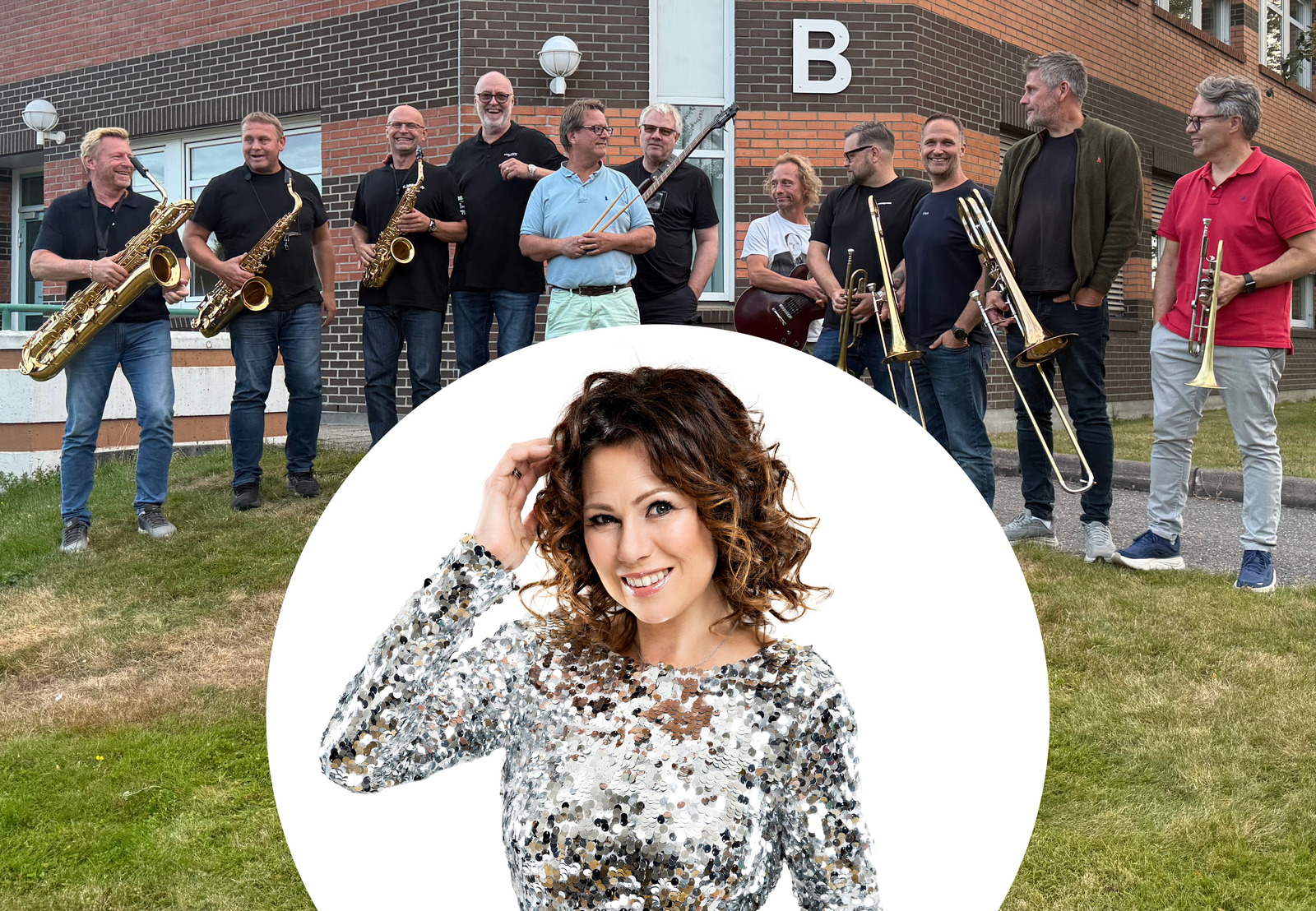 Event image Julekonsert med Trine Rein og «Nesten Storband»