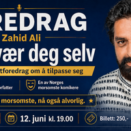 Event image Zahid Ali "Ikke vær deg selv" 