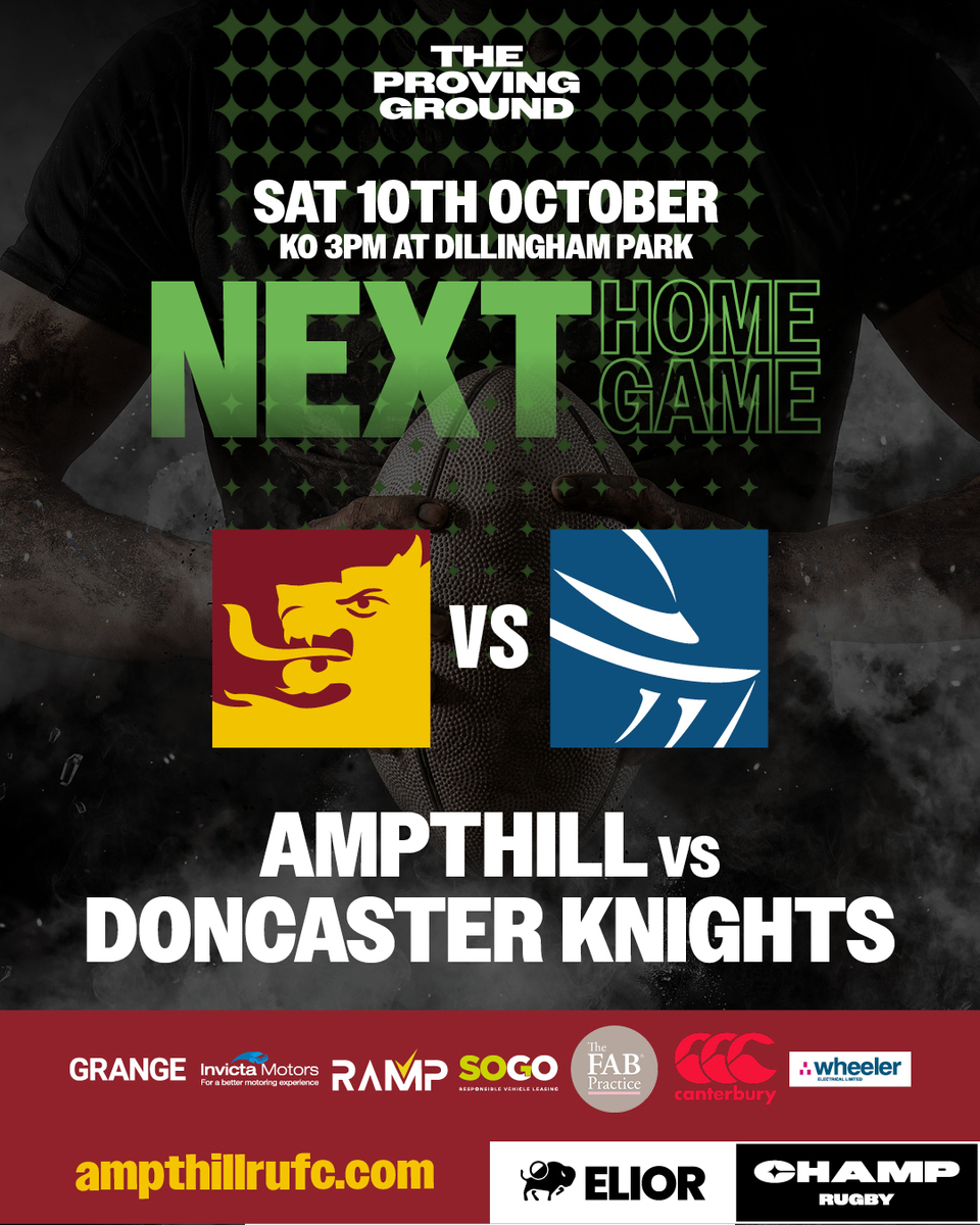 Event image Ampthill RUFC v Doncaster Knights