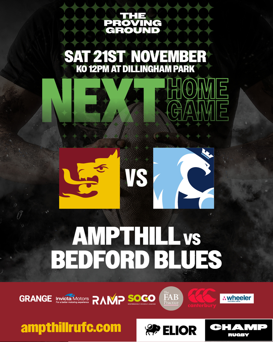 Event image Ampthill RUFC v Bedford Blues