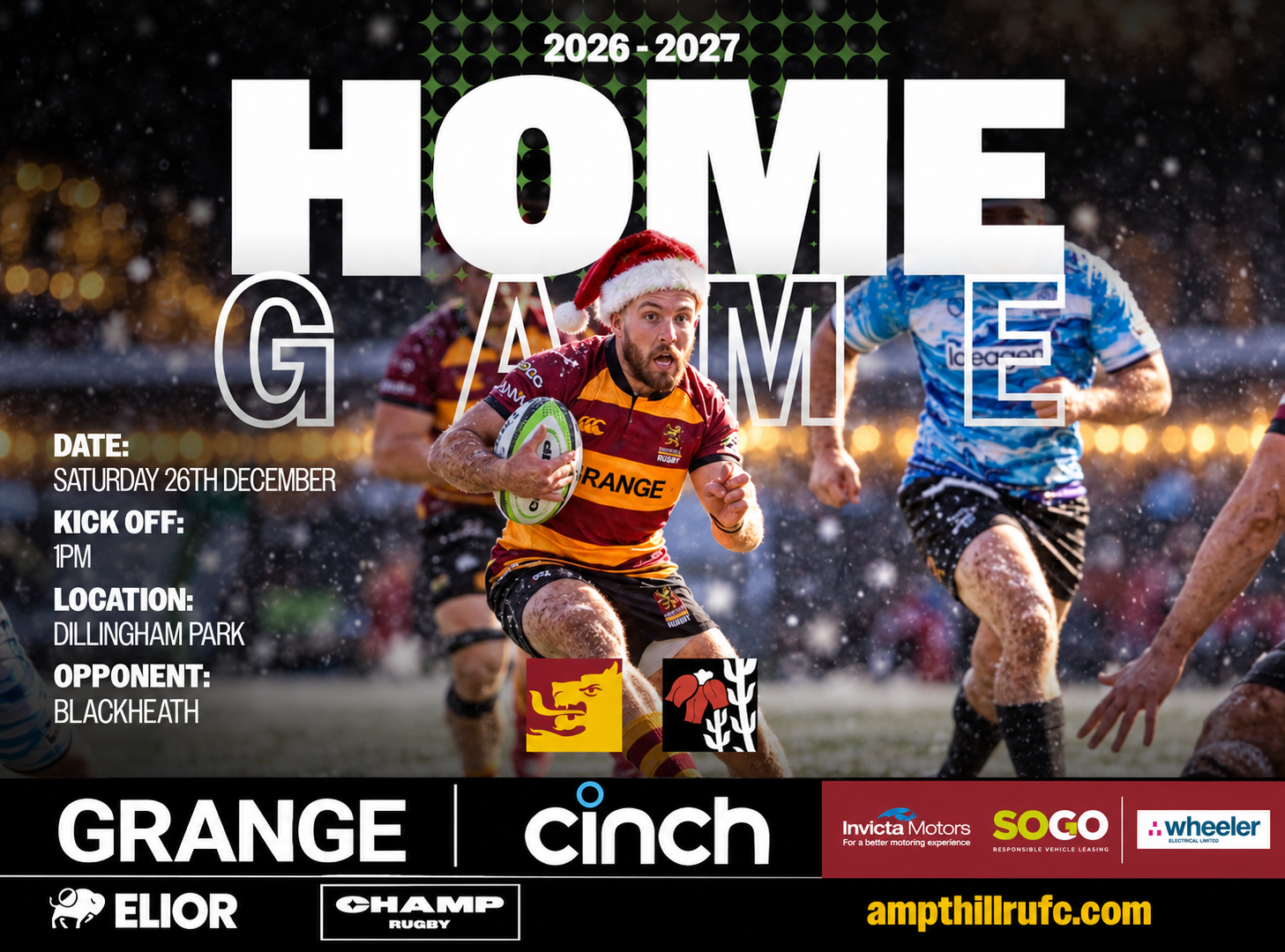Event image Ampthill RUFC vs Blackheath