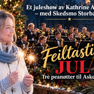 Event image Kathrine Aspaas & Skedsmo Storband - Feiltastisk Jul  Tre peanøtter til Askepott