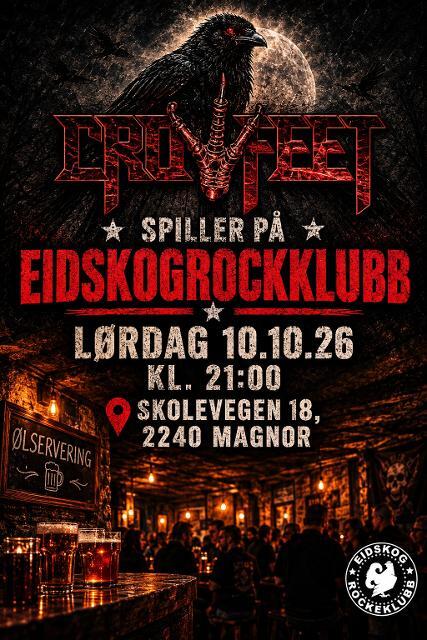 Crowfeet @ Eidskog Rockeklubb