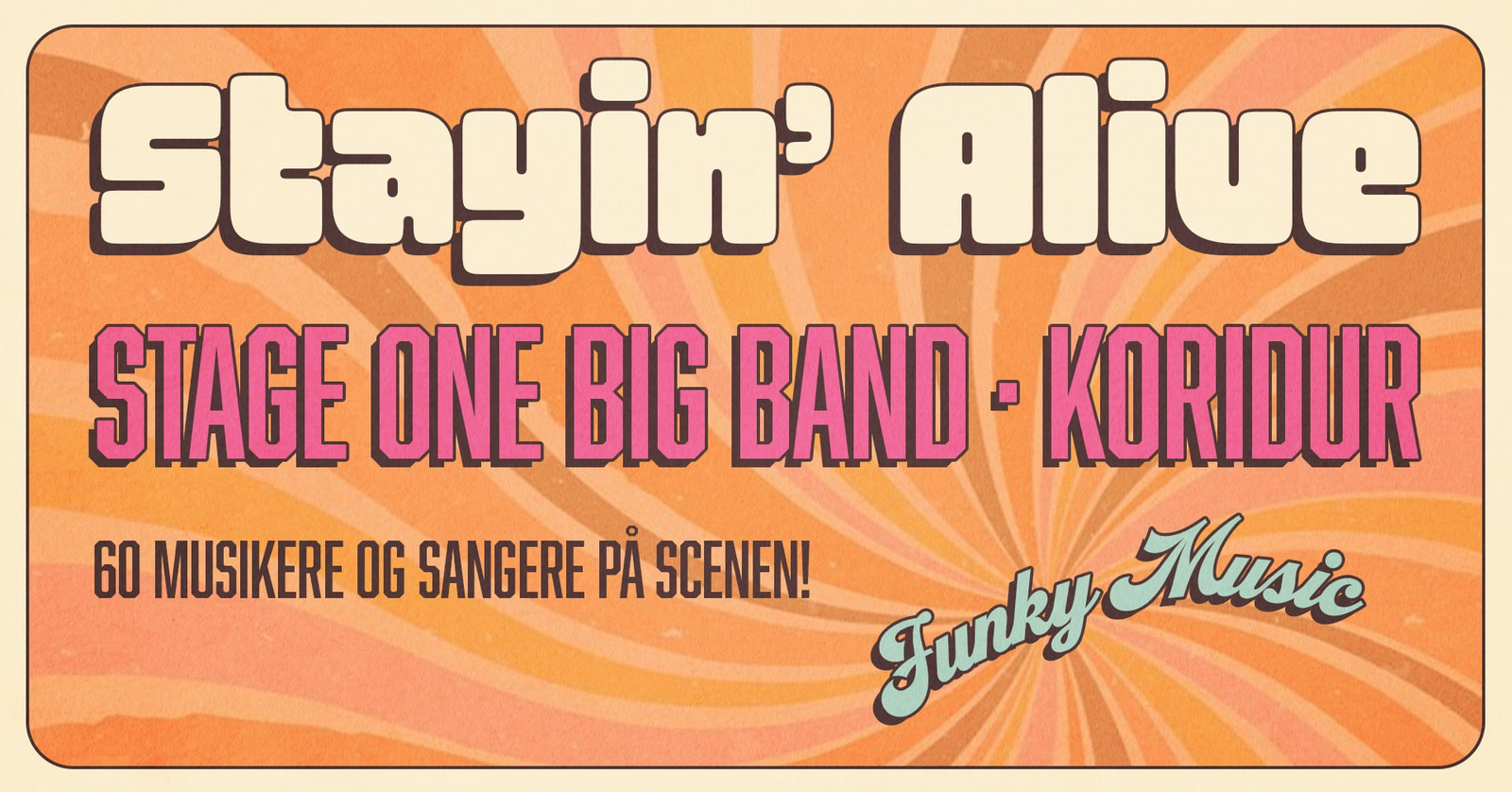 Event image Stayin’ Alive - Funky Music 31.10