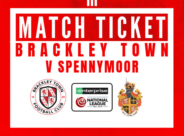 Event image Brackley Town FC v Spennymoor Town FC – Enterprise National League North – Saturday 10th October 2026 - KO 3pm