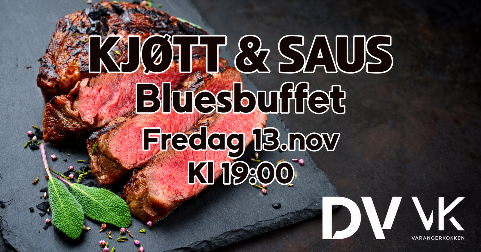 Event image Bluesbuffet Kjøtt og Saus  Fredag 13.Nov 2026