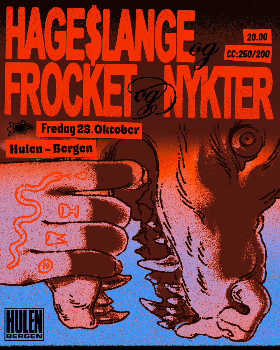 Event image Nykter + Hage$lange + Frocket || Hulen