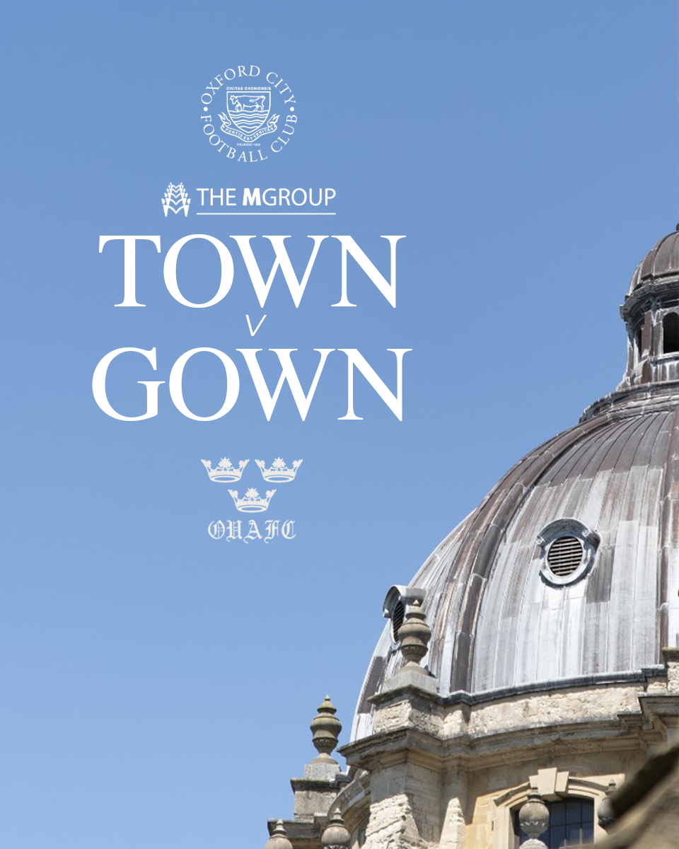 Event image The MGroup Town v Gown 2026 | Oxford City FC v The University of Oxford 