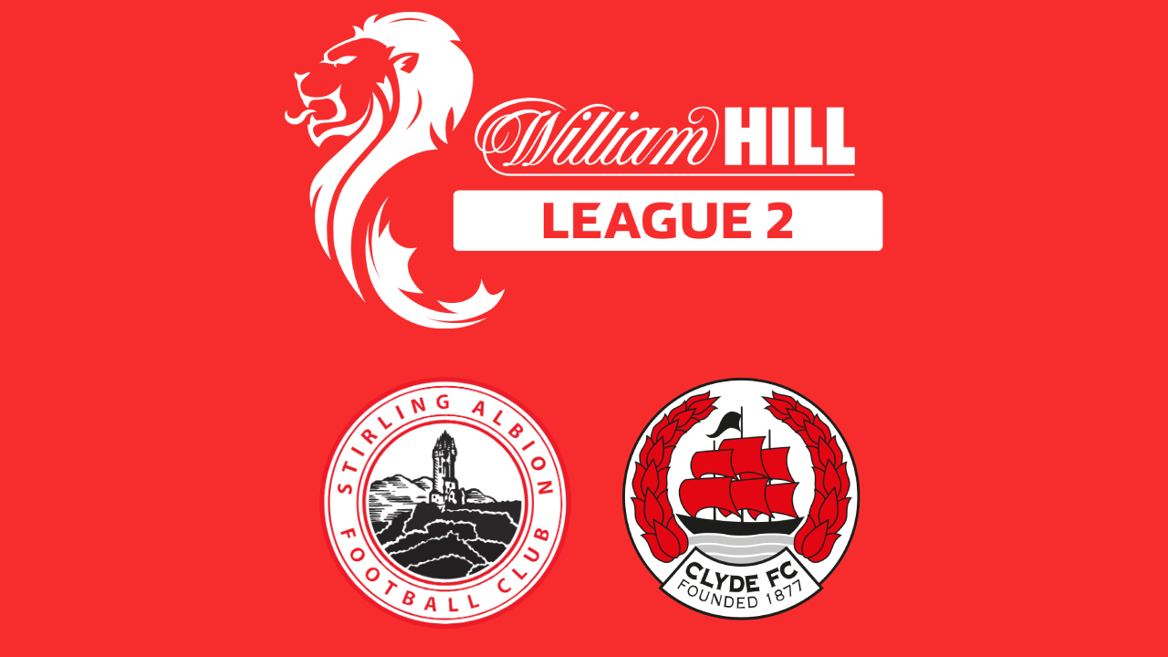 Event image Stirling Albion v Clyde | 19 September 2026 | William Hill League 2 | Clyde TV Live Stream