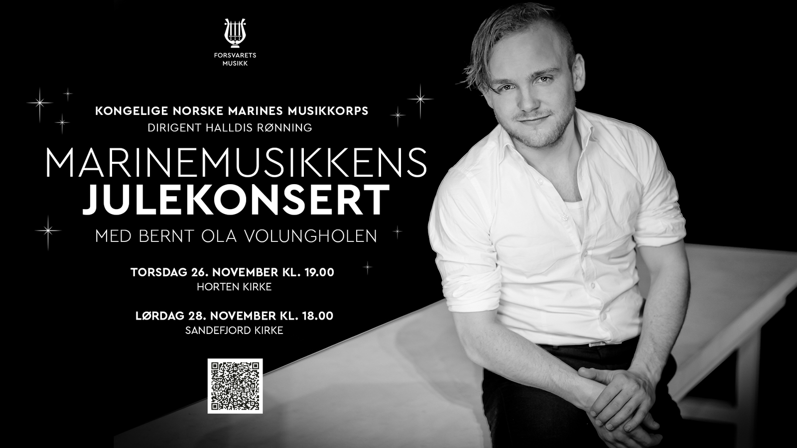 Event image Marinemusikkens Julekonsert // Horten kirke