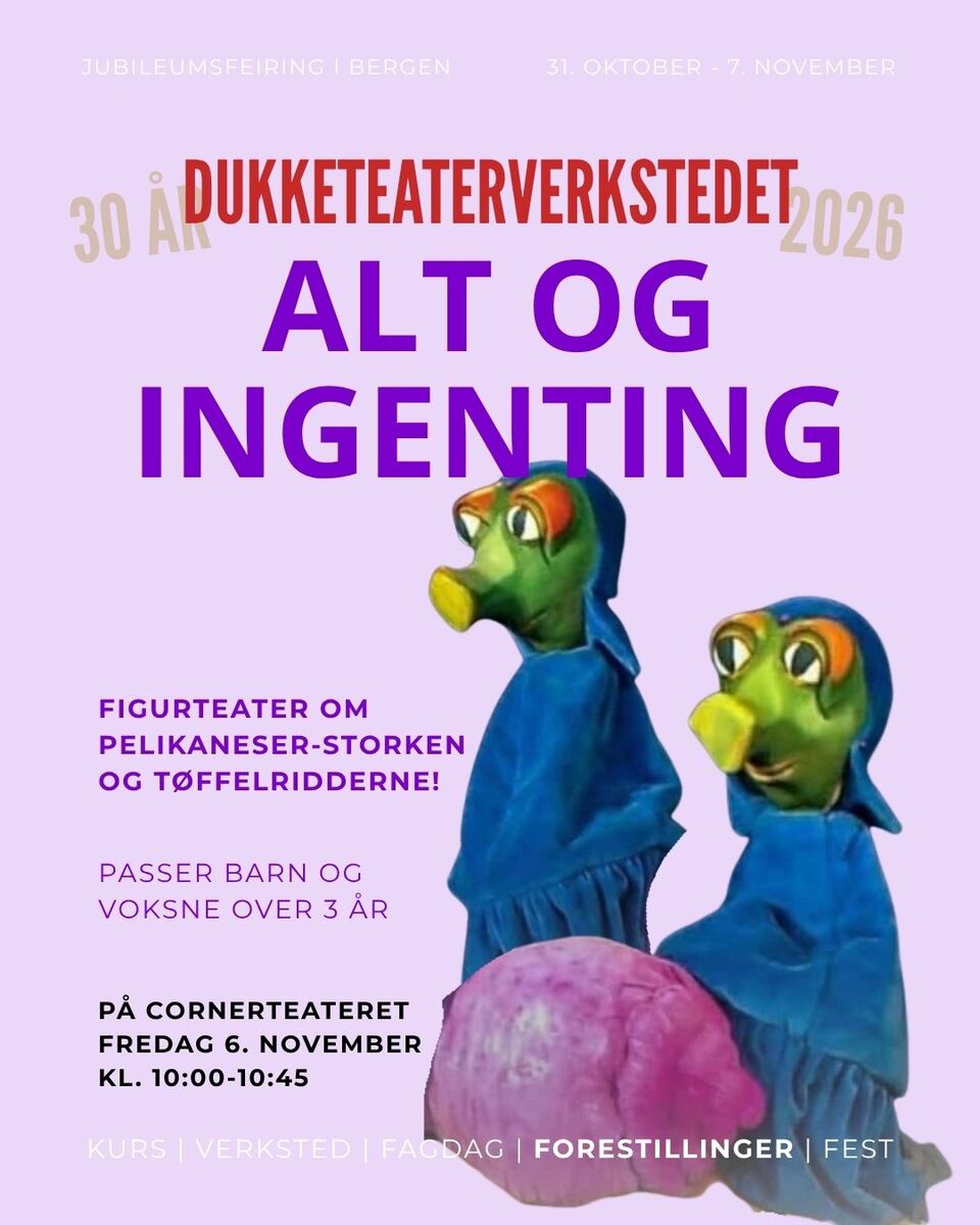 Event image Figurteater: Alt og ingenting