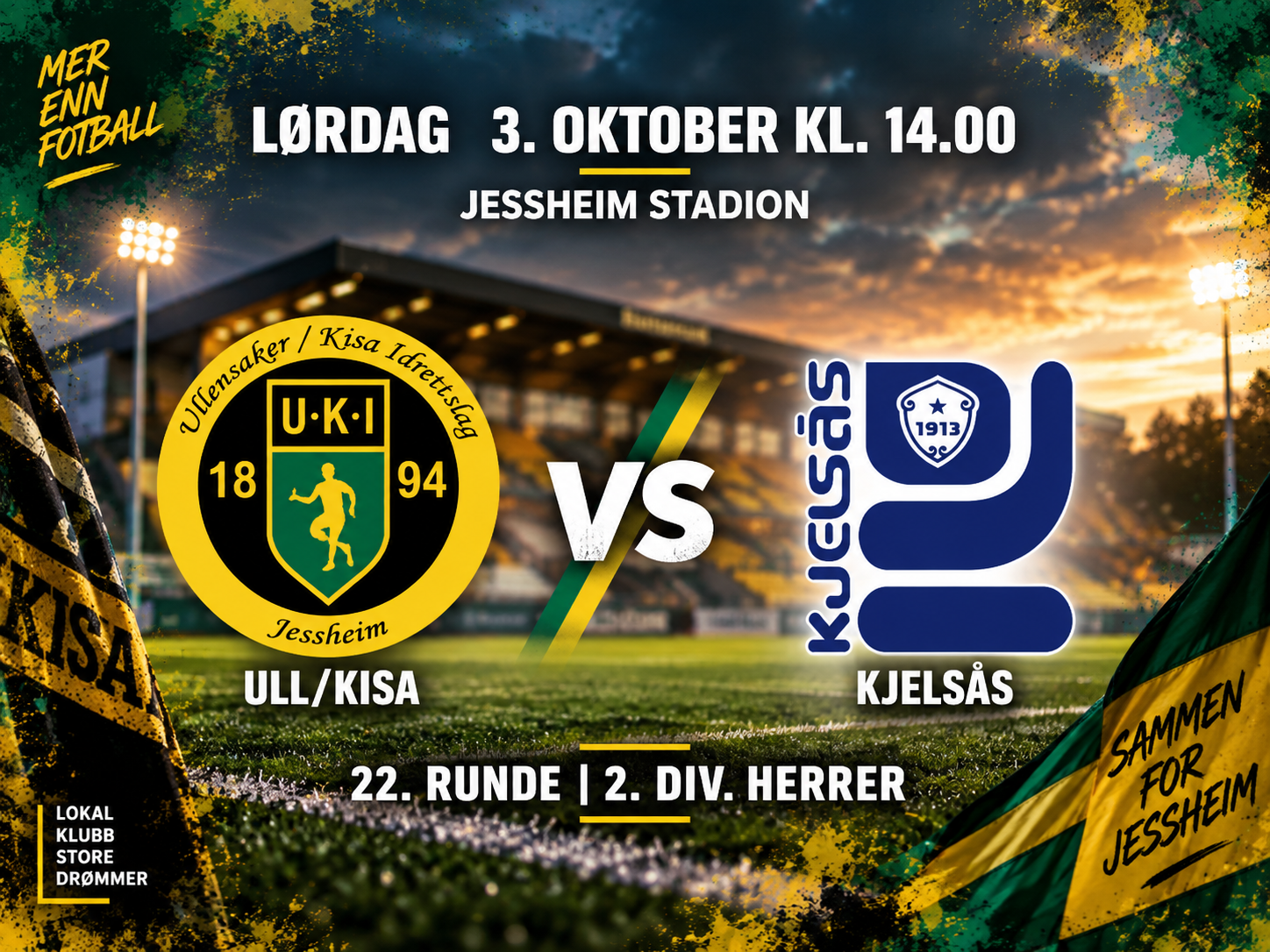 Event image 22. Runde i 2.Div.: Ull/Kisa - Kjelsås