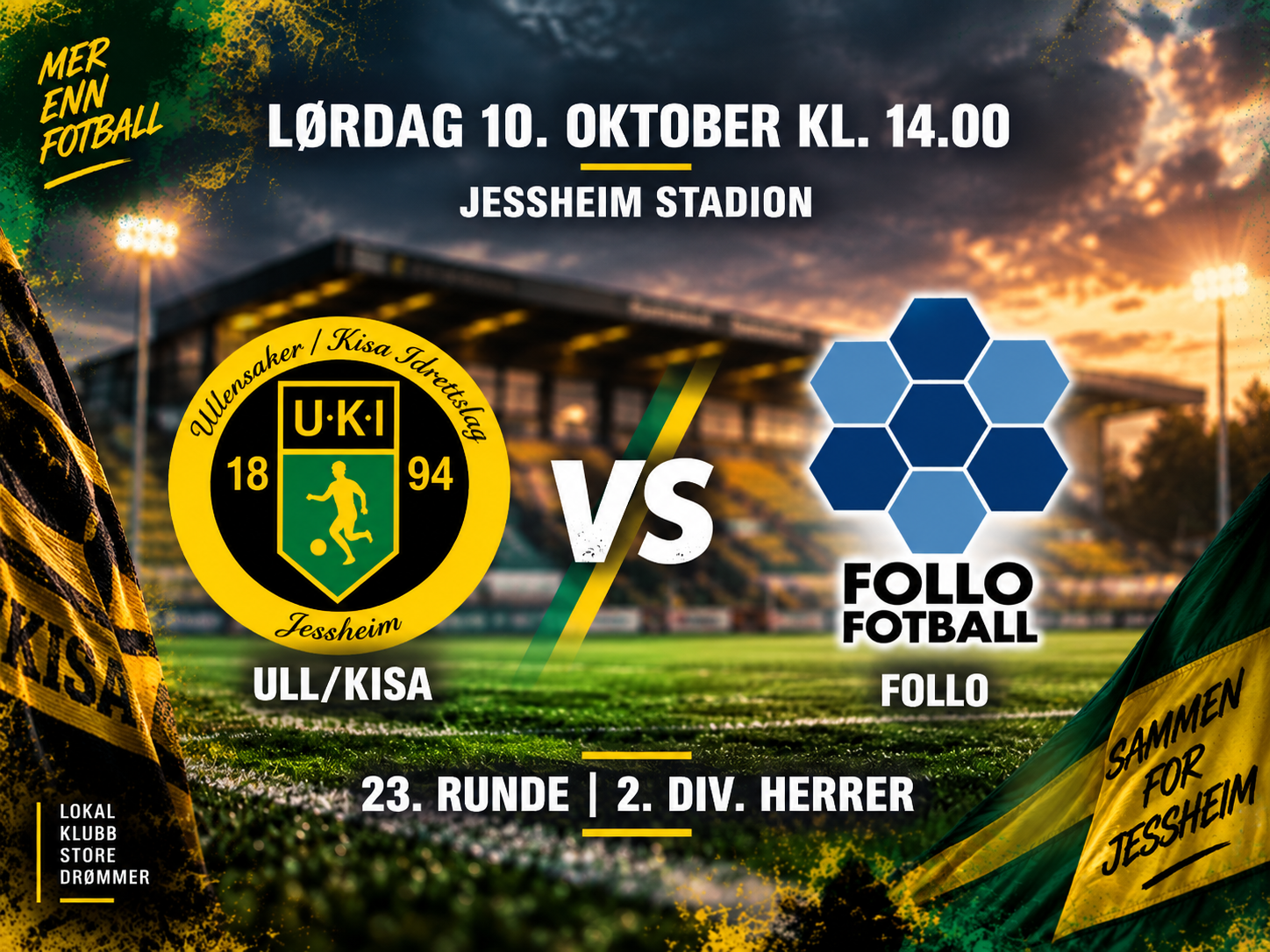 Event image 23. Runde i 2.Div.: Ull/Kisa - Follo