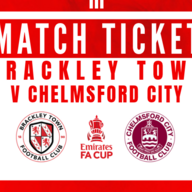 Event image Brackley Town FC v Chelmsford City – Emirates FA Cup Third Round Qualifying – Saturday 3rd October 2026 - KO 3pm