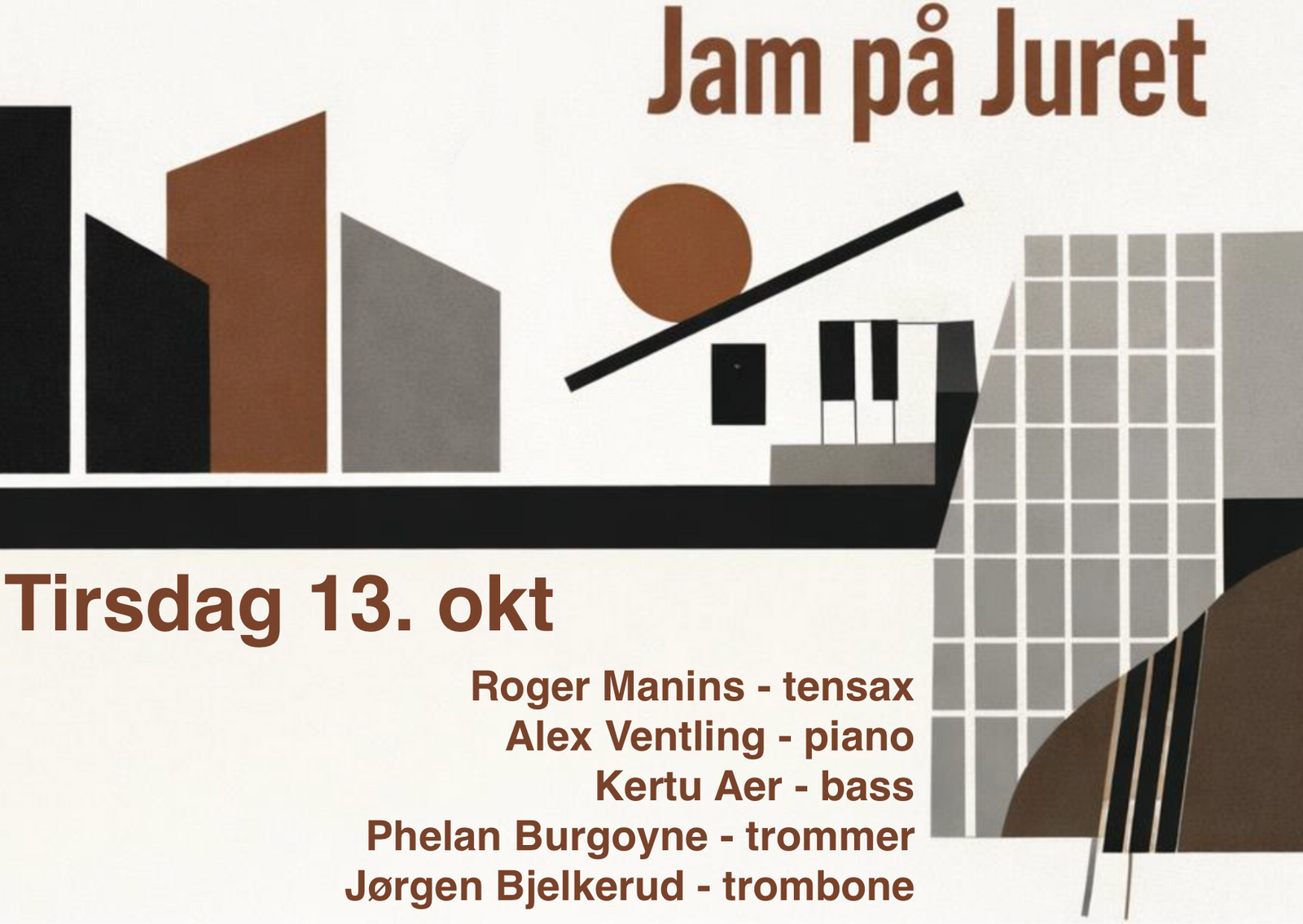 Event image Jam på Juret // 13. oktober