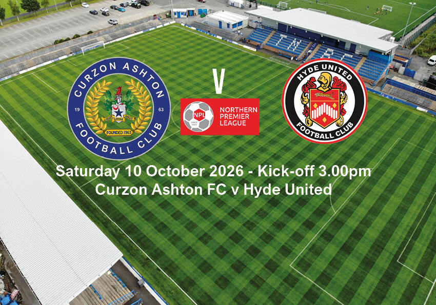 Event image NPL Curzon Ashton FC v Hyde United