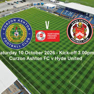 Event image NPL Curzon Ashton FC v Hyde United