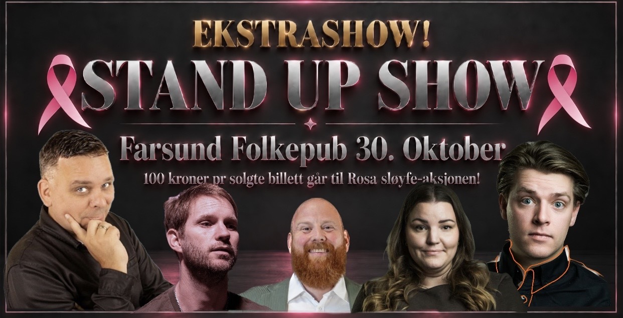 Event image Ekstrashow Stand Up, Farsund Folkepub.