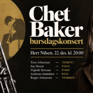 Event image Bursdagskonsert for Chet Baker