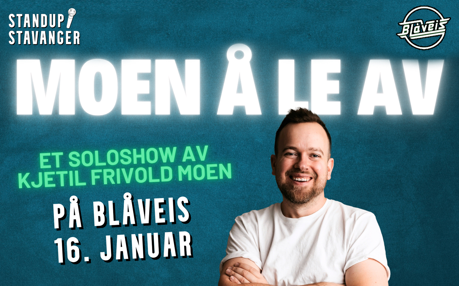 Event image "Moen å le av" // Soloshow av Kjetil F. Moen