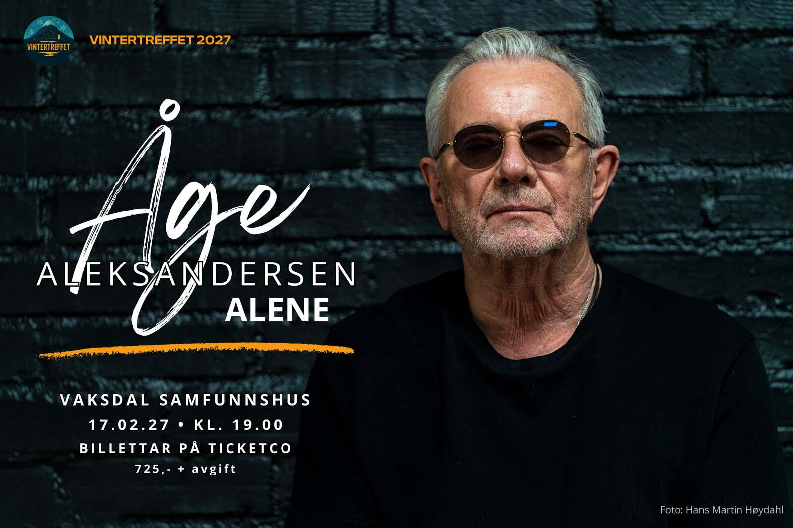 Event image ÅGE ALEKSANDERSEN  Alene