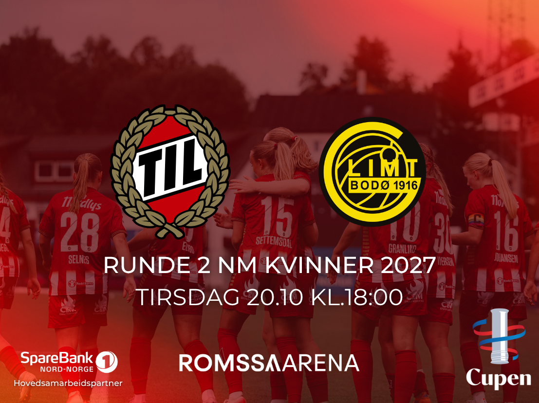 Event image NM Kvinner 2027, Runde 2: TIL Kvinner - Bodø/Glimt