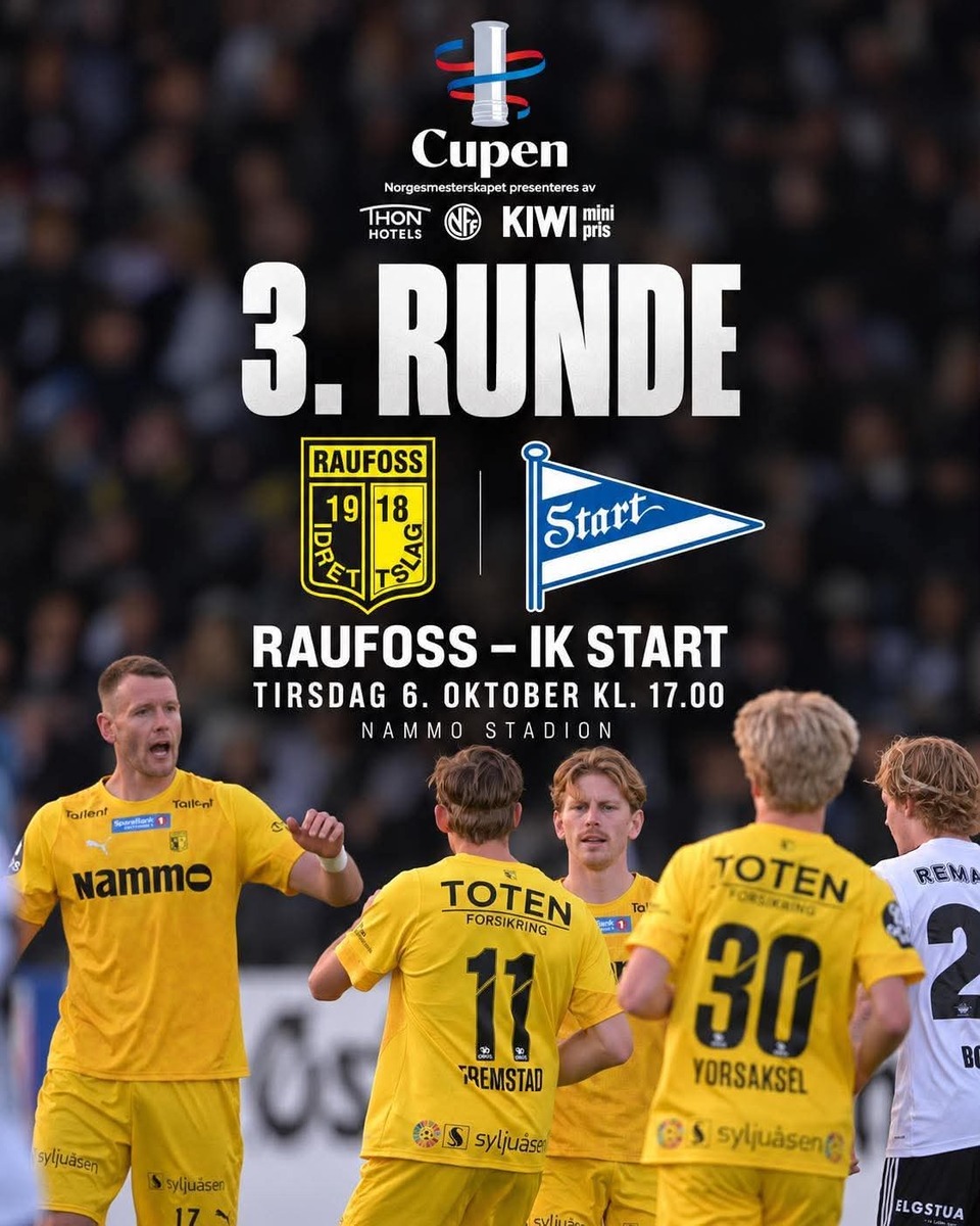 Event image NM 3.runde: Raufoss - IK Start 