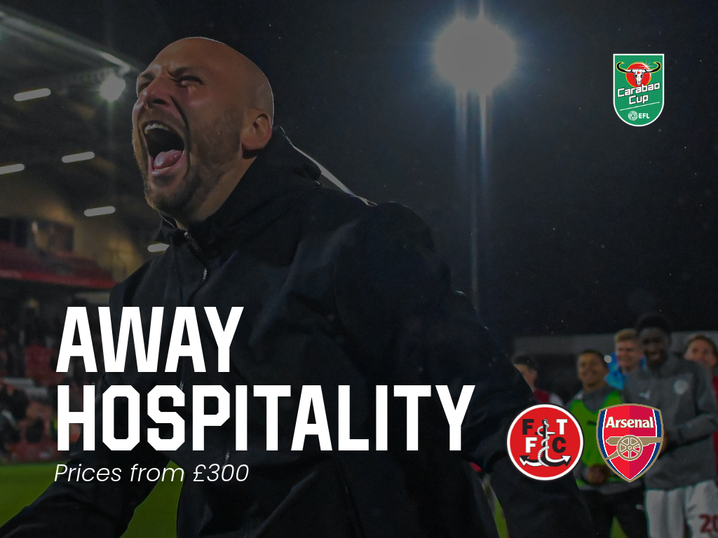 Event image Fleetwood Town v Arsenal - Carabao Cup Round 4