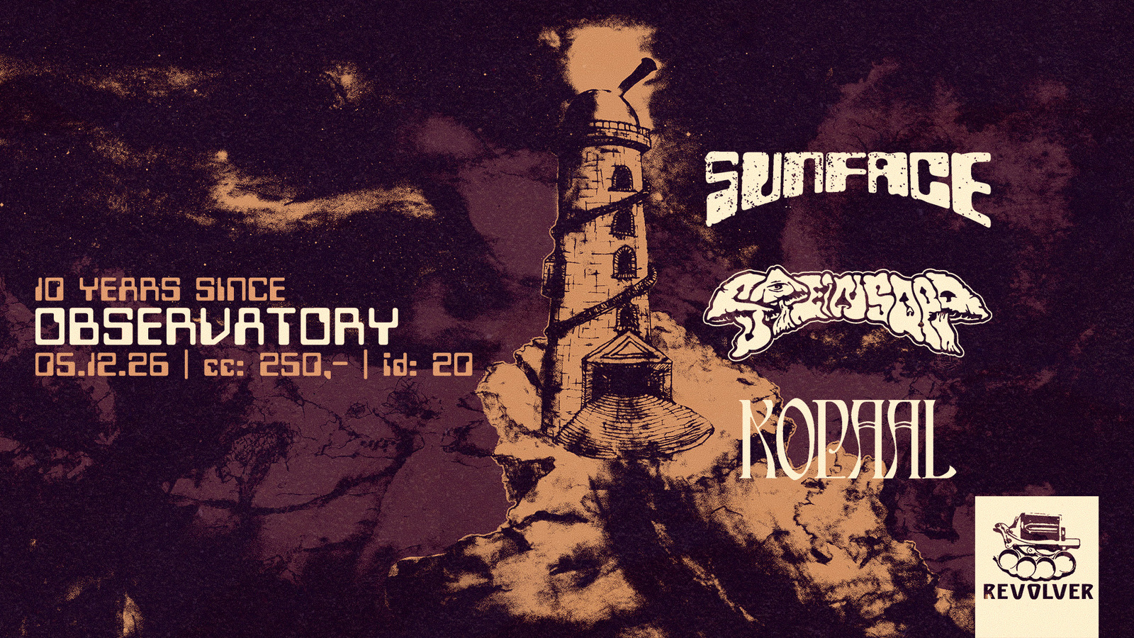 Event image Sunface // Steinsopp // Kopaal // Revovler