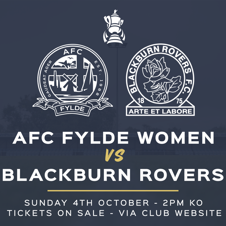 Event image AFC Fylde WFC vs Blackburn Rovers WFC