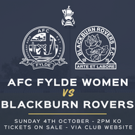 Event image AFC Fylde WFC vs Blackburn Rovers WFC