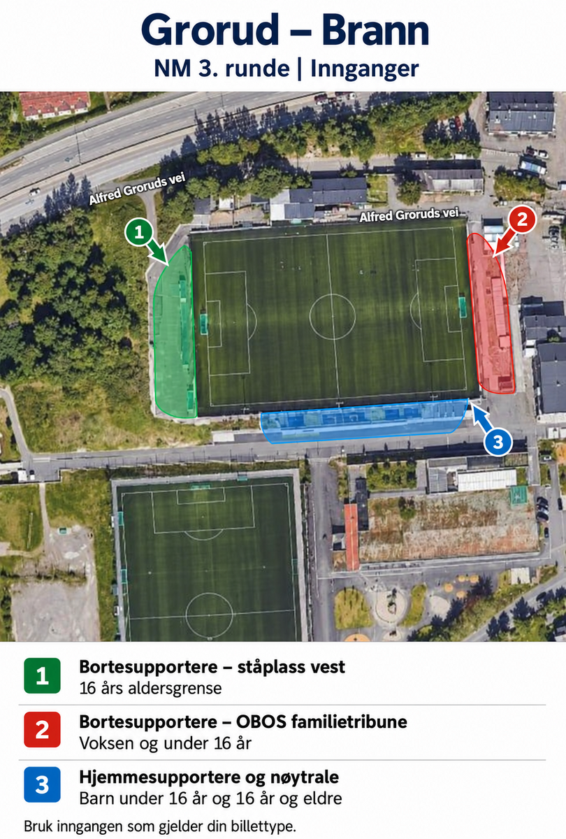 Event image 3. runde NM Grorud  IL - Brann SK