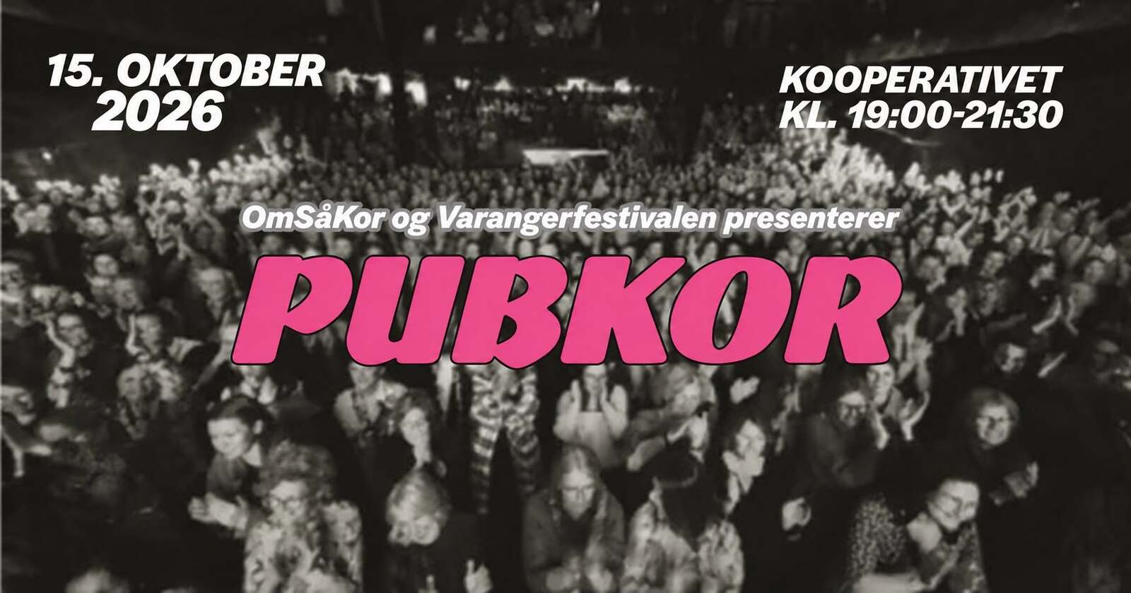 Event image PUBKOR på Kooperativet 15/10