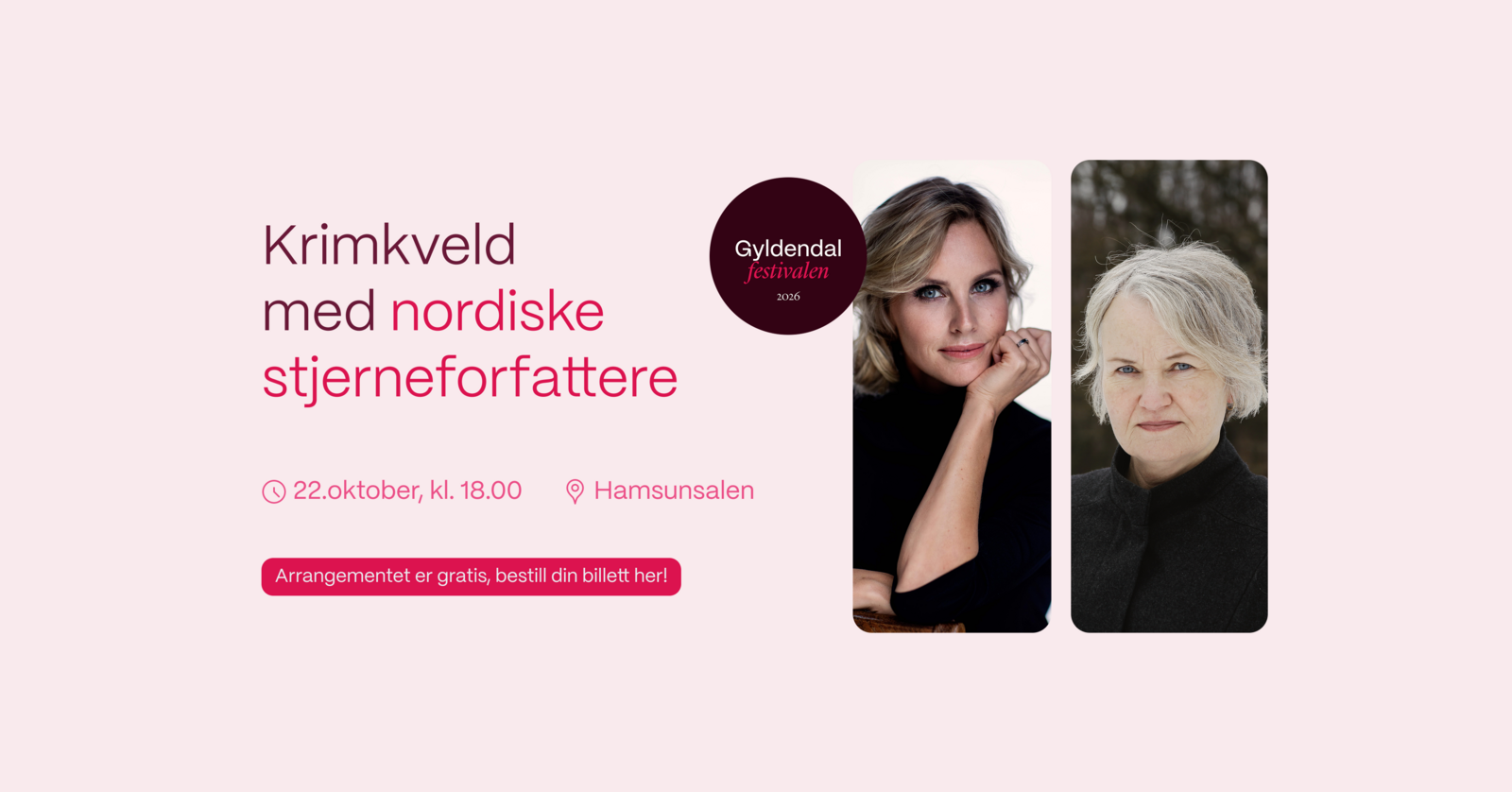 Krimkveld med nordiske stjerneforfattere