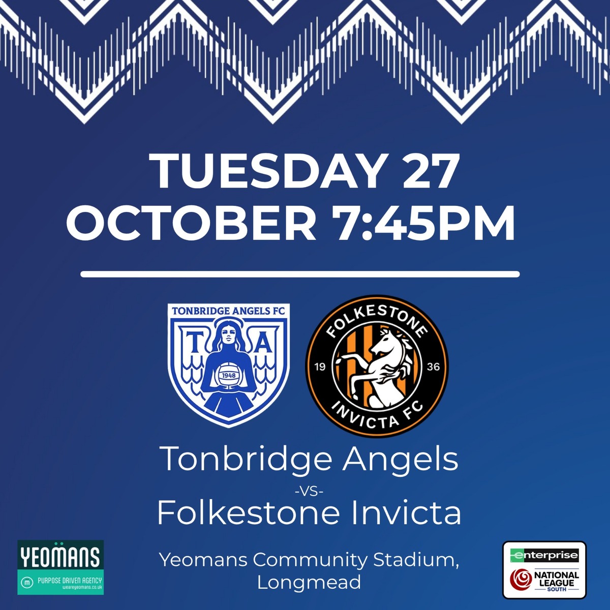 Event image Tonbridge Angels vs Folkestone Invicta