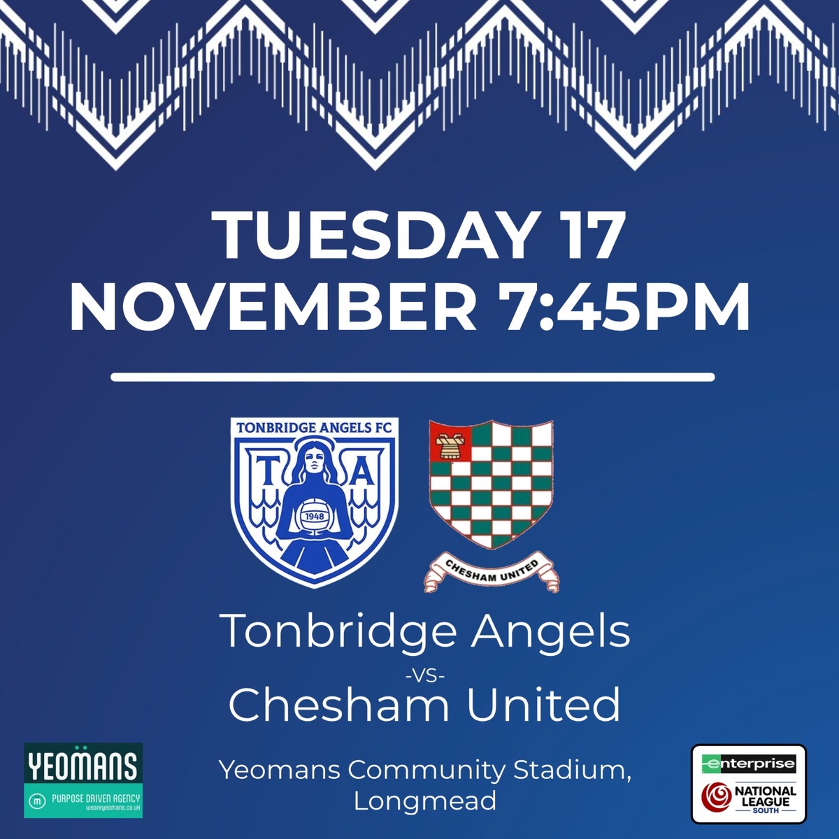 Event image Tonbridge Angels vs Chesham United