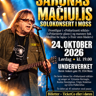 Event image Litauisk rocklegende Šarūnas Mačiulis – live i Moss