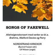Event image Songs of farewell