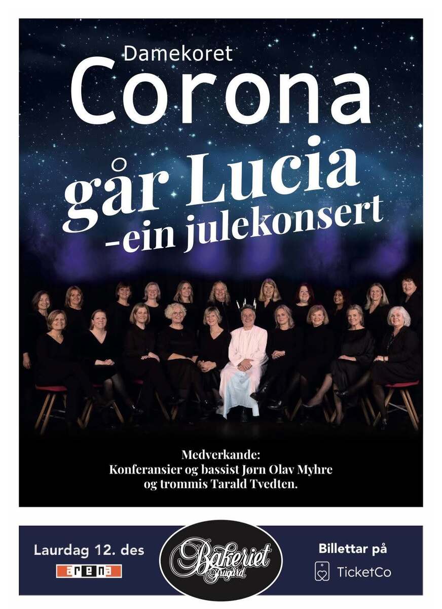 Event image Corona går Lucia. Ein julekonsert. 
