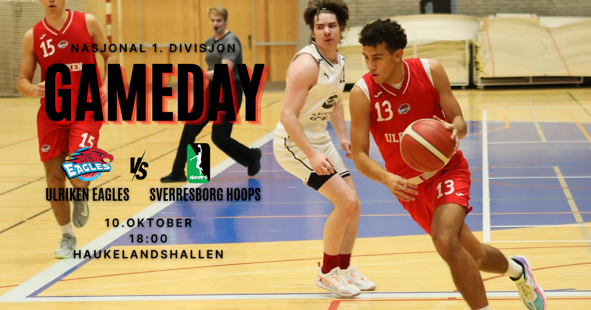 Event image NASJONAL 1.DIV MENN: Ulriken Eagles - Sverresborg Hoops