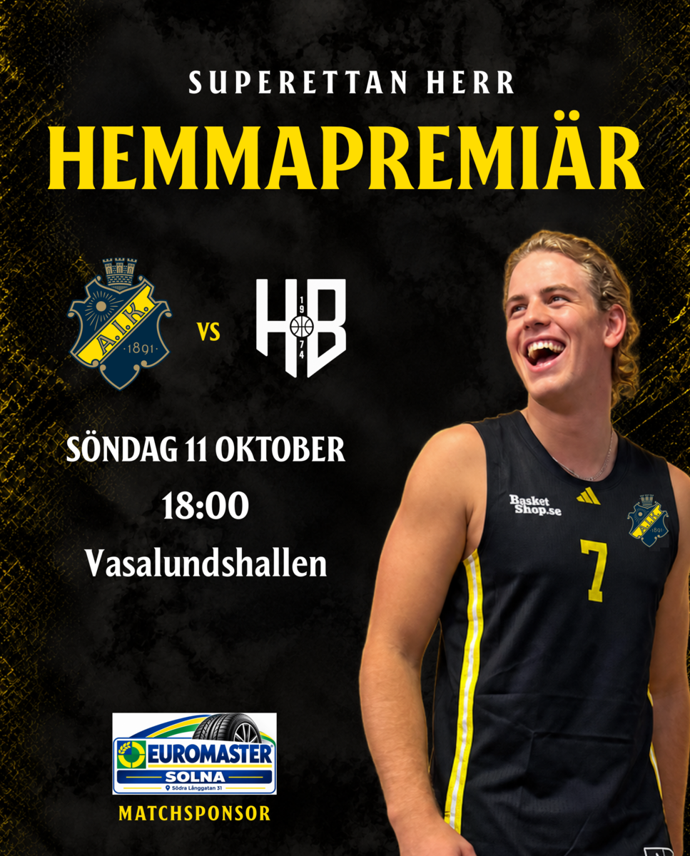 Event image SEH: AIK vs. Huddinge Basketklubb