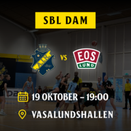 Event image SBL Dam: AIK Basket vs IK Eos Lund
