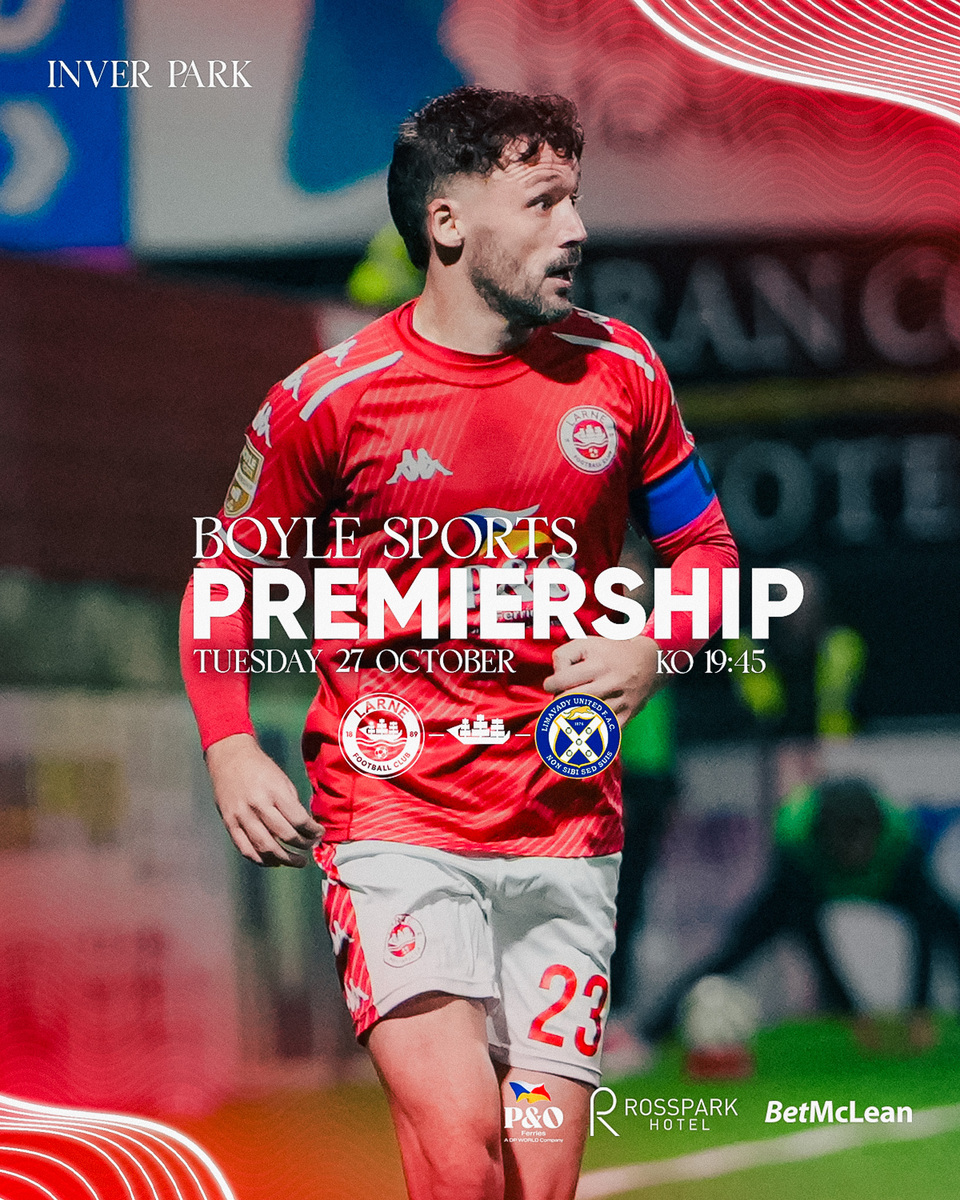 Event image Larne FC vs Limavady FC (Home Support)