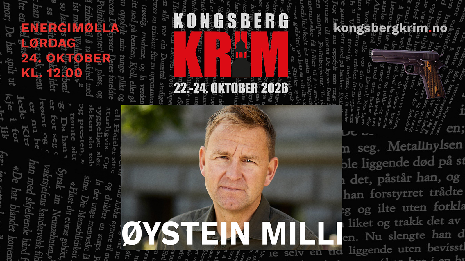 Event image Kongsberg Krim  - Om Krimjournalistikk: Møte med Øystein Milli