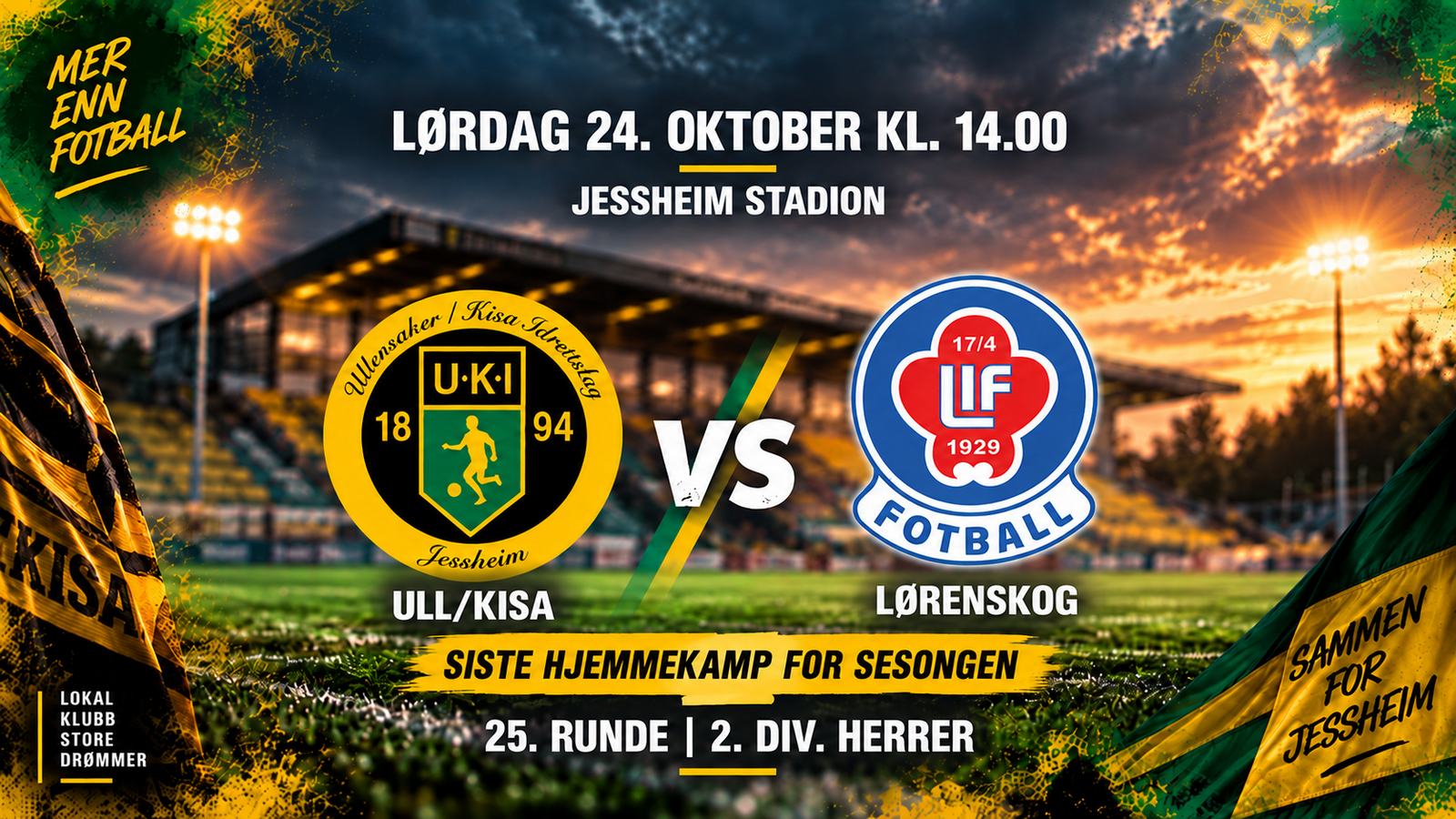 Event image 25. Runde i 2.Div.: Ull/Kisa - Lørenskog