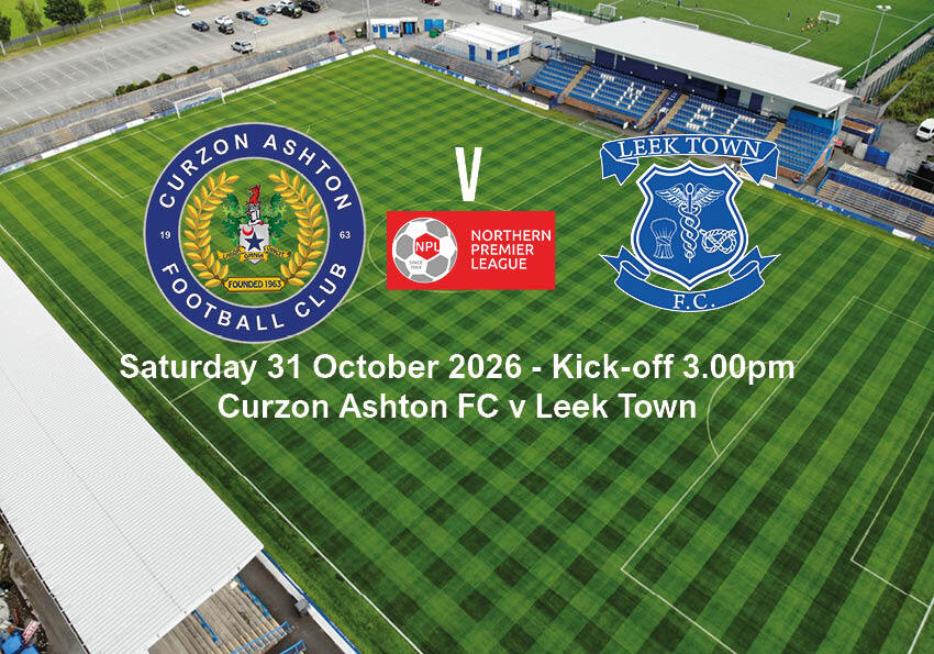 Event image NPL Curzon Ashton FC v Leek Town