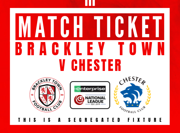 Event image Brackley Town FC v Chester FC – Enterprise National League North – Saturday 7th November 2026 - KO 3pm 