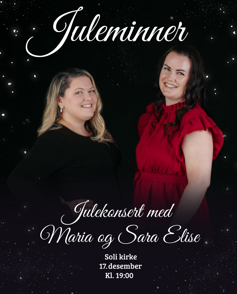 Event image Juleminner - julekonsert med Maria og Sara Elise