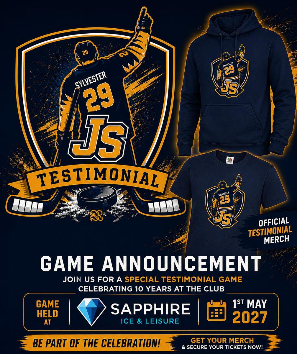 Event image JAKE SYLVESTER TESTIMONIAL - Saturday 1st May 2027