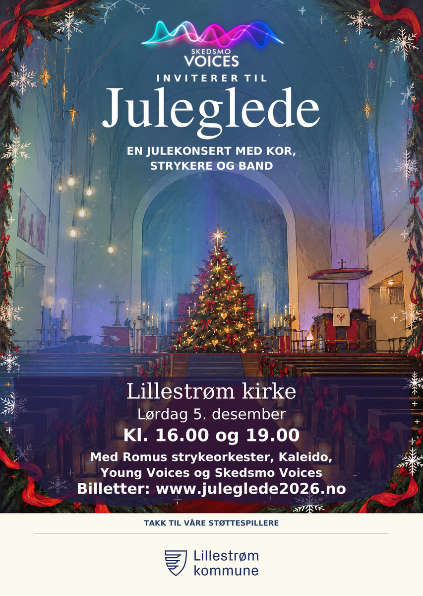 Event image Juleglede 2026 Skedsmo Voices kl 19